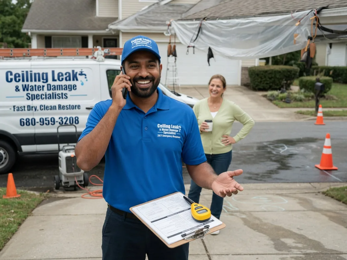 Ceiling Leak Cleanup Orland Park, IL FAQs